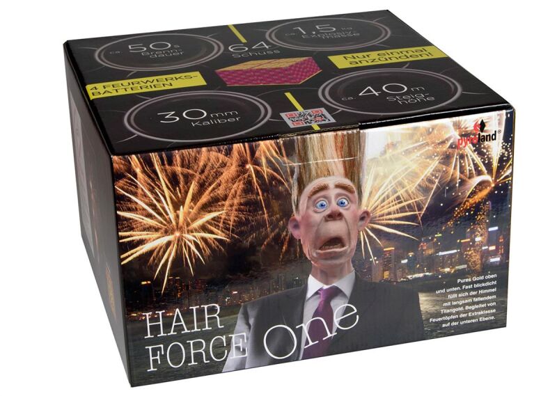 Jetzt Hairforce One 64-Schuss-Feuerwerkverbund ab 131.99€ bestellen