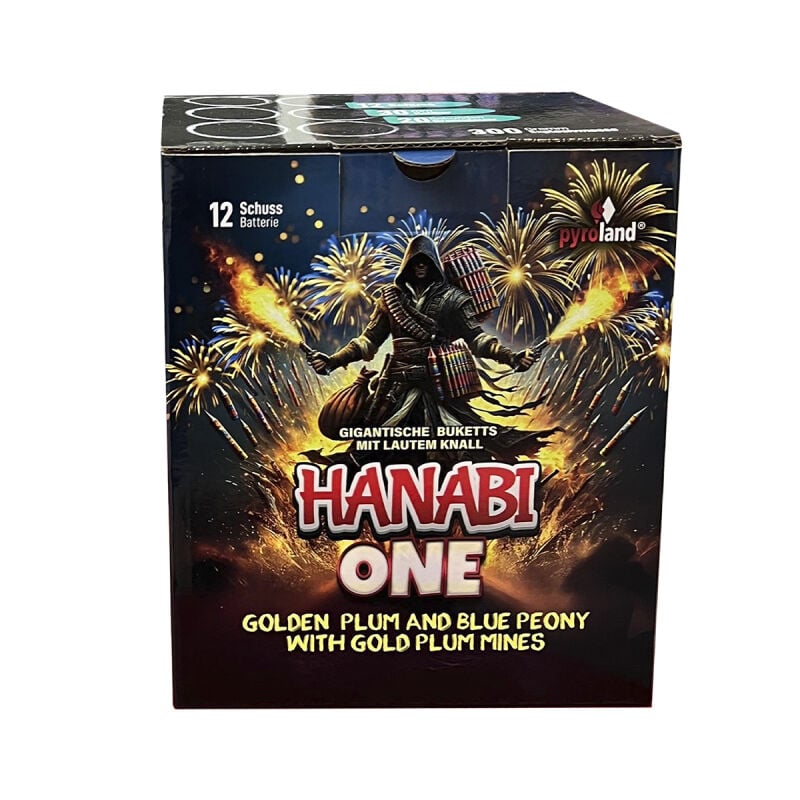 Hanabi One 12-Schuss-Feuerwerk-Batterie by Intermedia