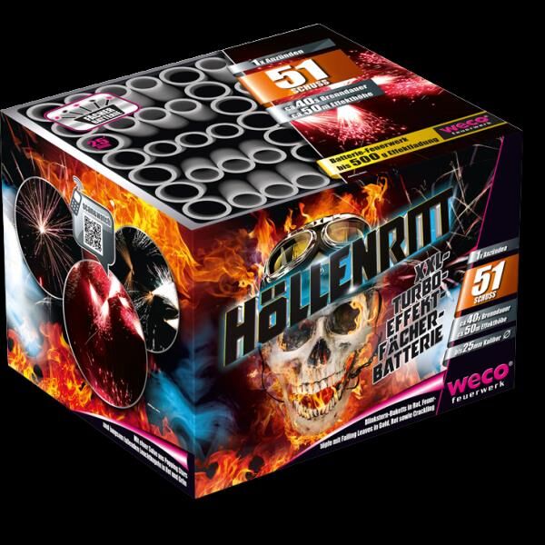Jetzt Höllenritt 52-Schuss-Feuerwerk-Batterie ab 52.99€ bestellen