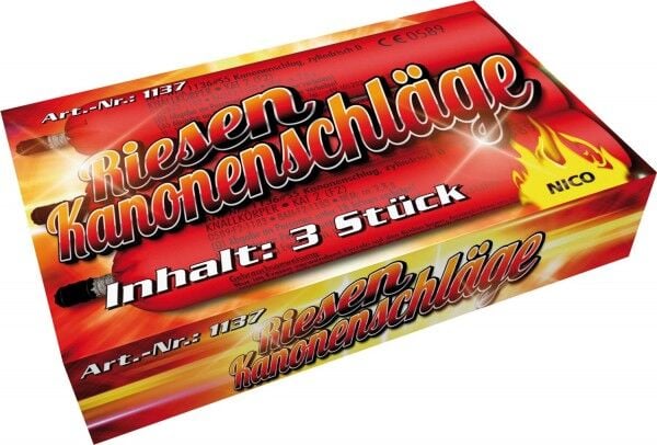 Jetzt Kanonenschlag zylindrisch, 3er ab 2.5€ bestellen