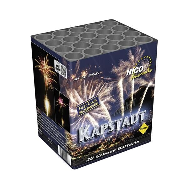 Jetzt Kapstadt 20-Schuss-Feuerwerk-Batterie ab 24.99€ bestellen