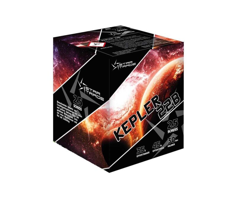 Jetzt Kepler 22B 25-Schuss-Feuerwerk-Batterie ab 24.99€ bestellen