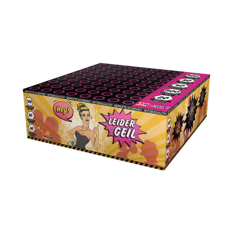 Jetzt Leider Geil 100-Schuss-Feuerwerkverbund ab 69.99€ bestellen