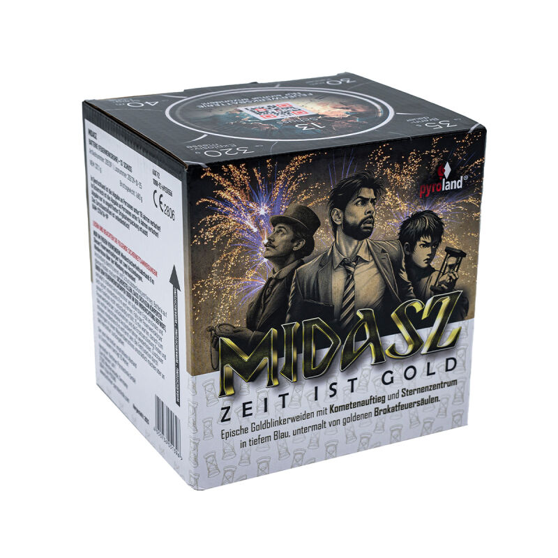 Jetzt Midasz 13-Schuss-Feuerwerk-Batterie ab 29.99€ bestellen