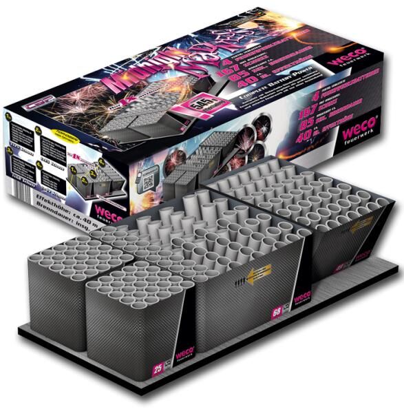 Jetzt Midnight Madness 167-Schuss-Feuerwerkverbund ab 91.99€ bestellen