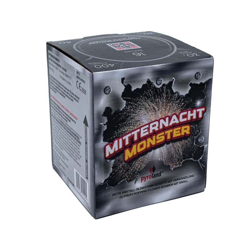 Jetzt Mitternacht Monster 16-Schuss-Feuerwerk-Batterie ab 24.99€ bestellen