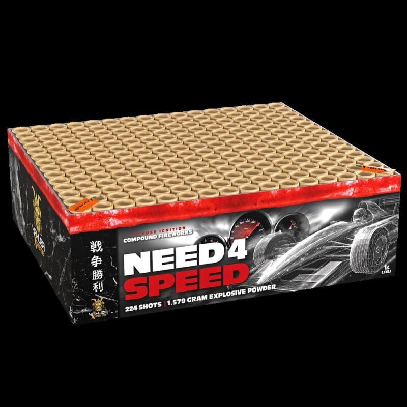 Jetzt Need 4 Speed 224-Schuss-Verbundfeuerwerk ab 124.99€ bestellen