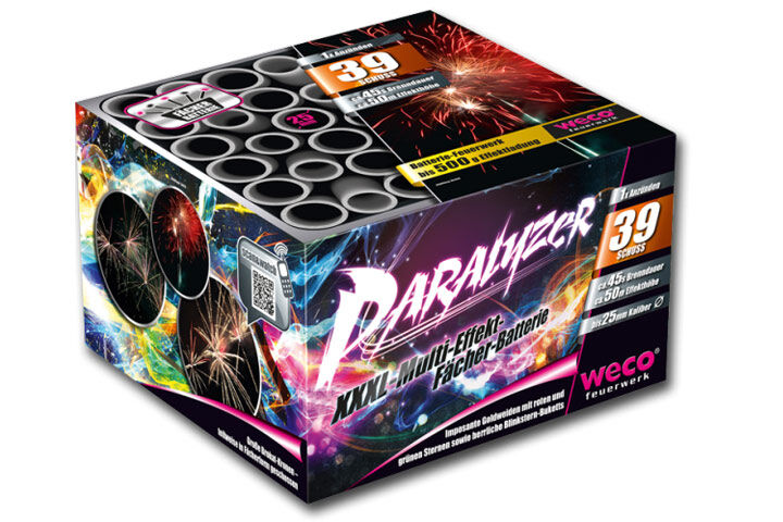 Jetzt Paralyzer 39-Schuss-Feuerwerk-Batterie ab 25.99€ bestellen