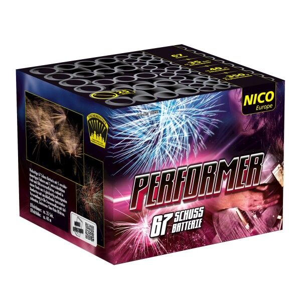 Jetzt Performer 67 Schuss-Feuerwerk-Batterie ab 42.99€ bestellen