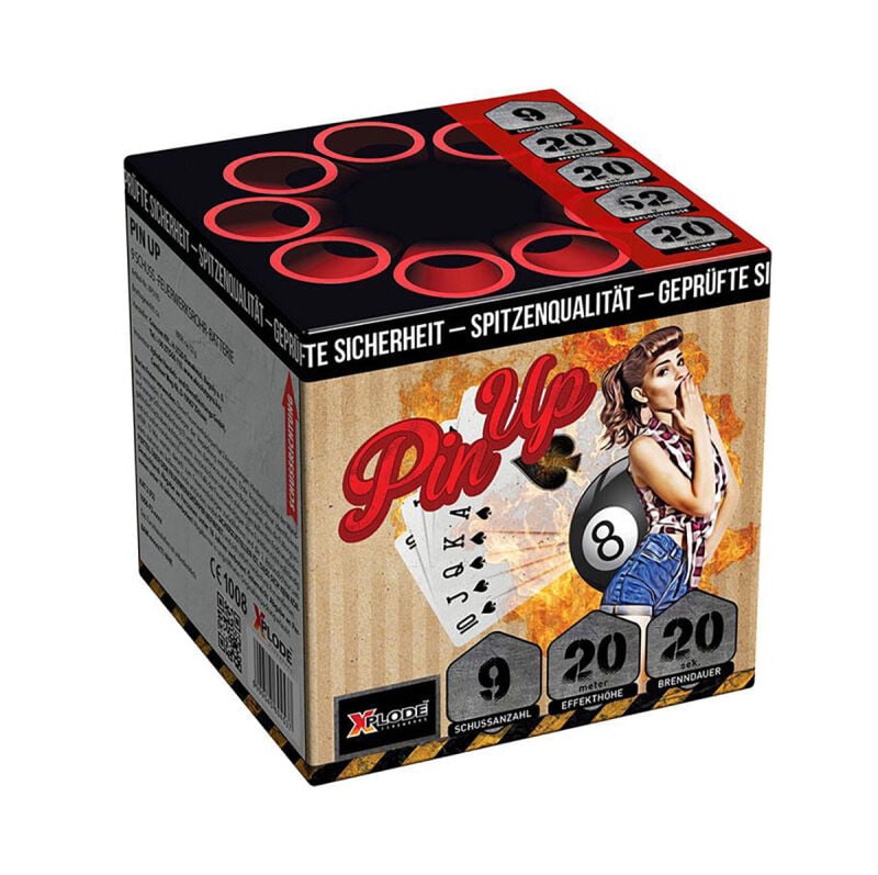 Jetzt Pin Up 9-Schuss-Feuerwerks-Batterie ab 5.5€ bestellen