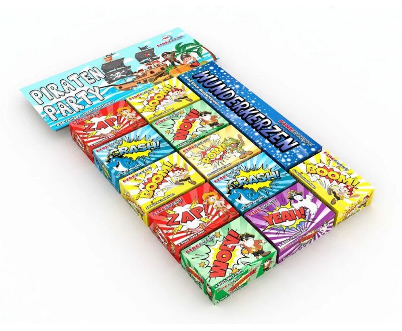 Jetzt Piraten Party 12-teiliges Jugenfeuerwerk-Sortiment ab 9.99€ bestellen
