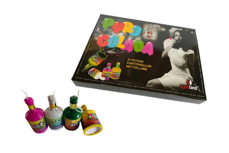 Jetzt PYRO COLADA Partyknaller 21er ab 3.99€ bestellen