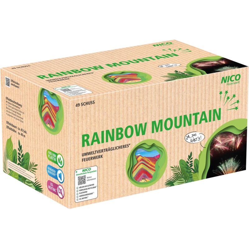 Jetzt Rainbow Mountain 49-Schuss-Feuerwerk-Batterie ab 44.99€ bestellen