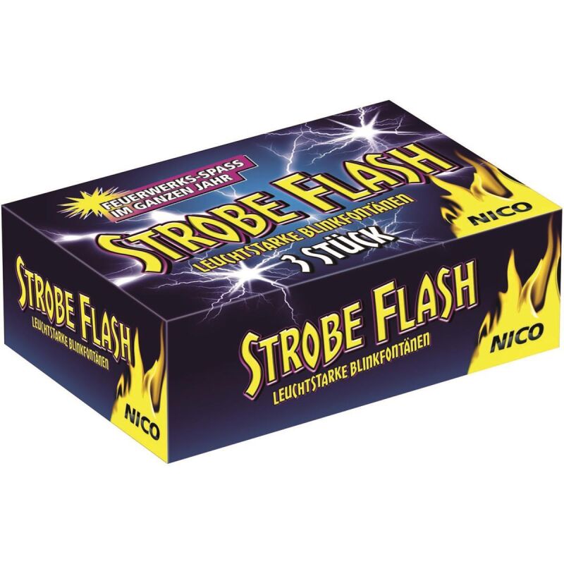 Jetzt Strobe Flash - Blinkfontänen 3 Stück ab 1.25€ bestellen
