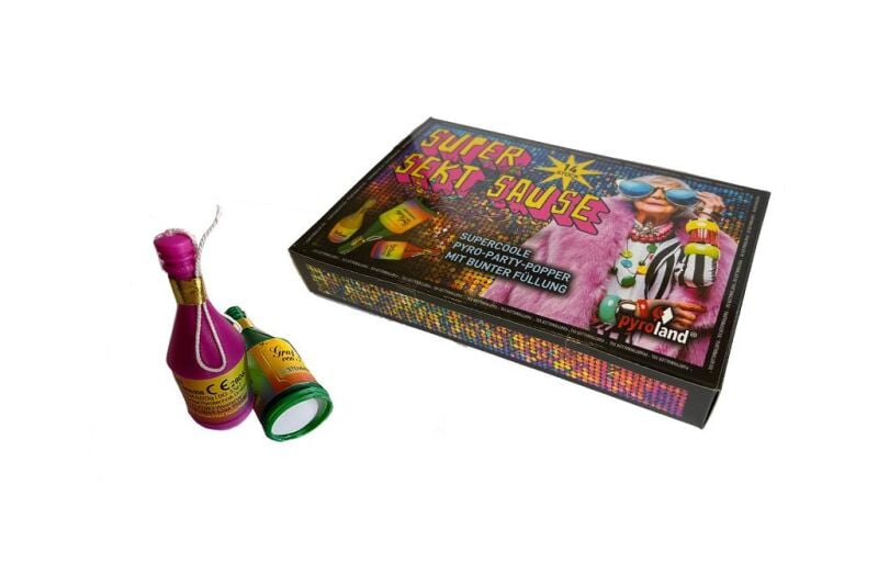 Jetzt SUPER SEKT SAUSE Party-Popper 14er ab 1.99€ bestellen