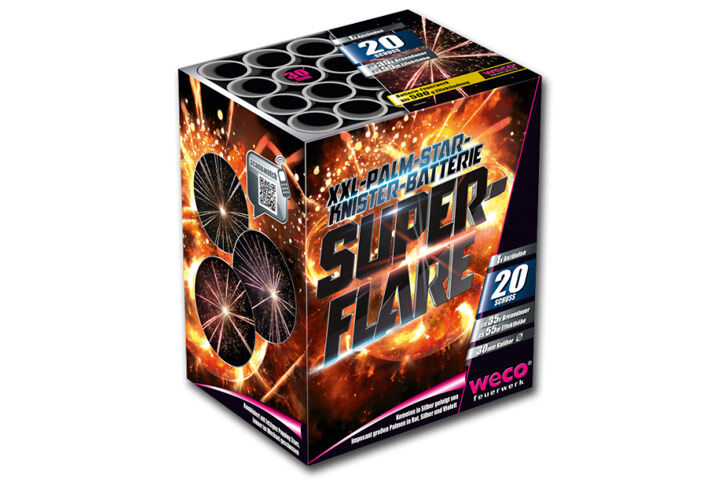 Jetzt Superflare 20-Schuss-Feuerwerk-Batterie ab 39.99€ bestellen