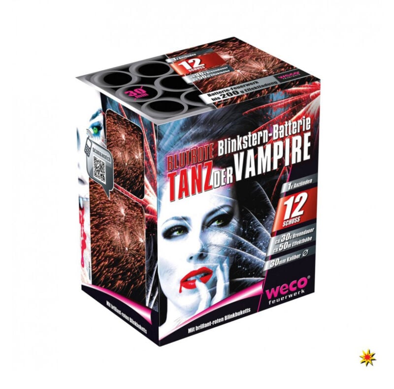 Jetzt Tanz der Vampire (Tiger, Mad Max,Champion,Tyr) 12-Schuss-Feuerwerk-Batterie ab 22.99€ bestellen