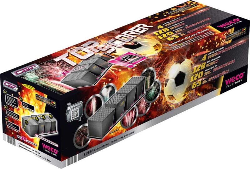 Jetzt Top Scorer 128-Schuss-Feuerwerkverbund ab 154.99€ bestellen