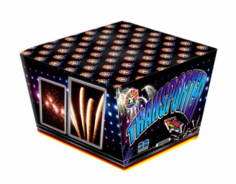 Jetzt Transporter 39-Schuss-Feuerwerk-Batterie ab 52.99€ bestellen