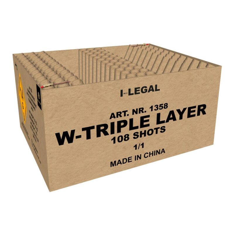 Jetzt W-Triple Layer 108-Schuss-Feuerwerkverbund (Stahlkäfig) ab 139.99€ bestellen