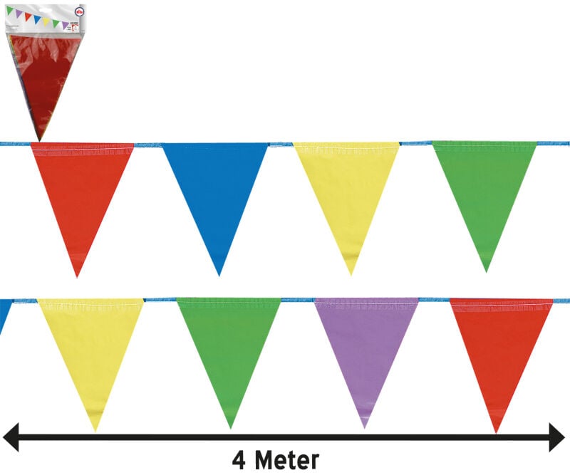 Wimpel-Girlande bunt by Intermedia