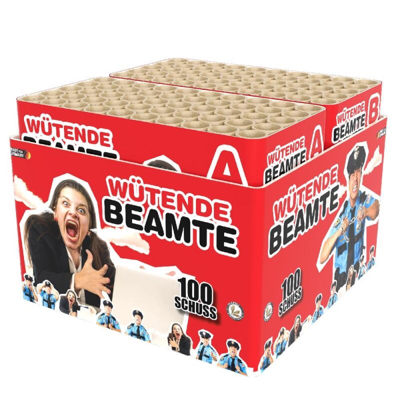 Jetzt Wütende Beamte 100-Schuss-Feuerwerkverbund ab 50.99€ bestellen