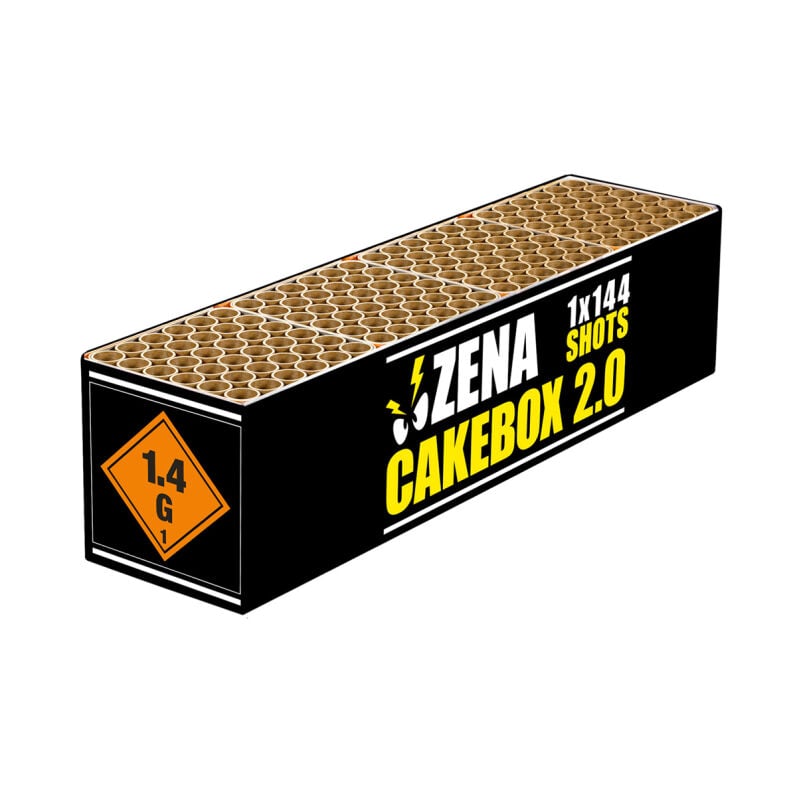 Zena Cakebox 2.0 144-Schuss-Feuerwerksverbund by Intermedia