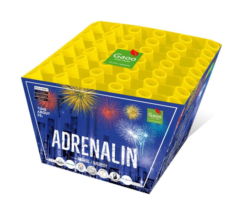 Jetzt Adrenalin-42-Schuss-Feuerwerk-Batterie ab 74.99€ bestellen
