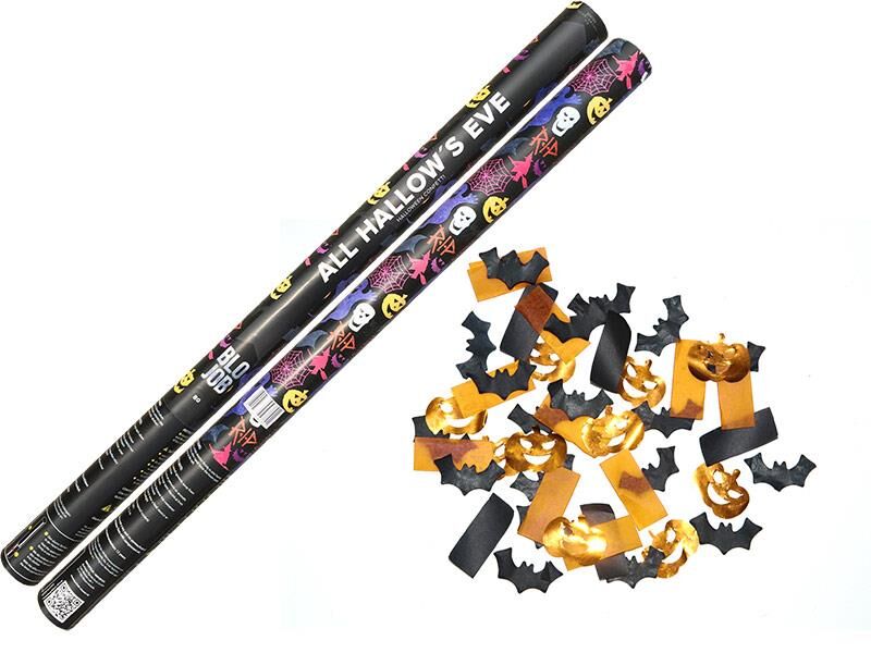 Jetzt All Hallow´s eve 80cm Papierflitter schwarz-orange Helloween ab 5.75€ bestellen