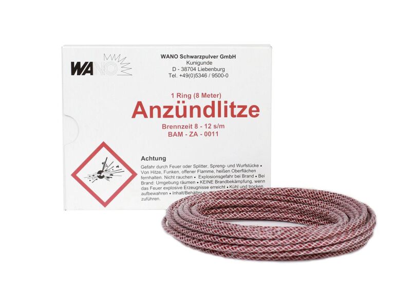 Jetzt Anzündlitze rot, 8-12s/m, 8m Rolle ab 28.99€ bestellen