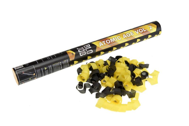 Jetzt Atomic Age Vol. 2, 50cm Papierstreamer schwarz-gelb ab 4.99€ bestellen