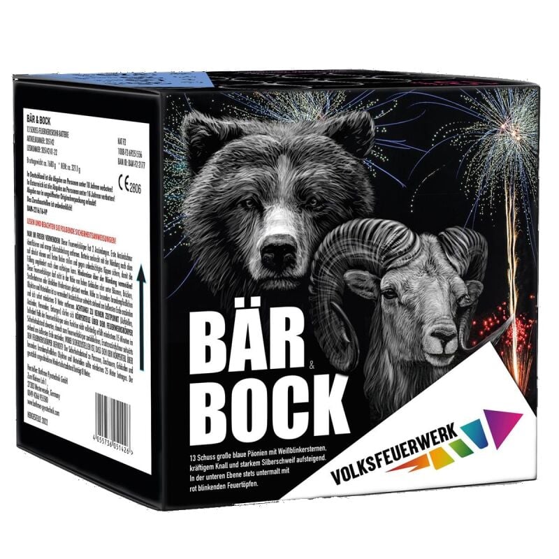 Jetzt Bär & Bock 13-Schuss-Feuerwerk-Batterie ab 19.99€ bestellen
