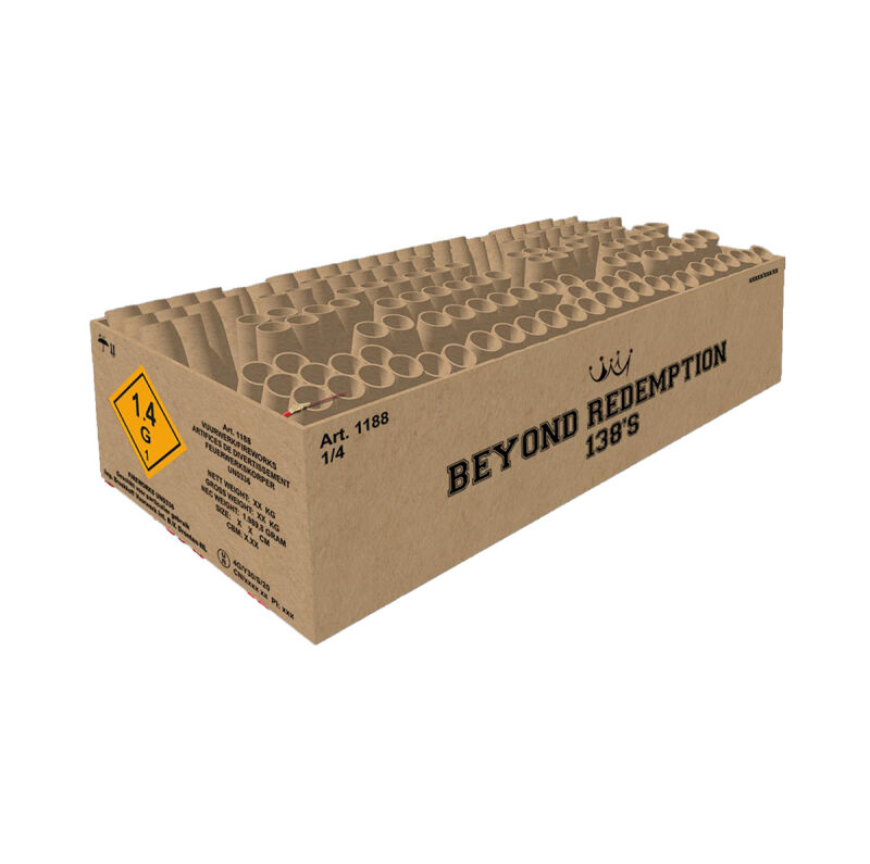 Jetzt Beyond Redemption (Sylvester Mainframe) 138-Schuss-Feuerwerkverbund ab 212.49€ bestellen