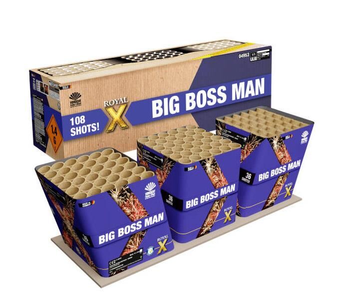 Jetzt Big Boss Man 108-Schuss-Feuerwerkverbund ab 149€ bestellen