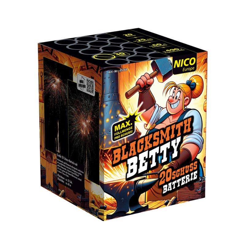 Jetzt Blacksmith Betty 20-Schuss-Batterie ab 41.64€ bestellen