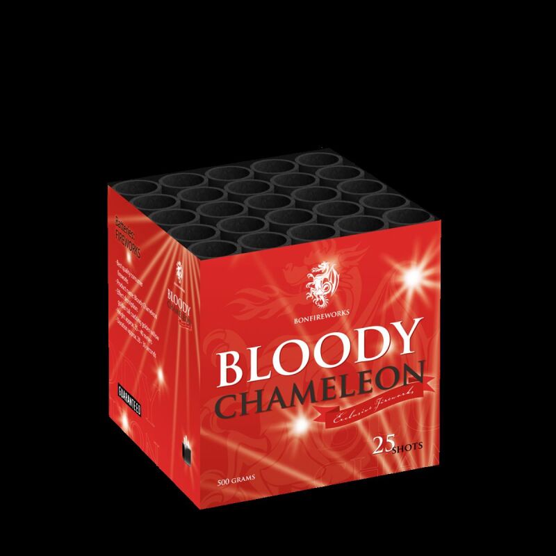 Jetzt Bloody Chameleon 25-Schuss-Feuerwerk-Batterie ab 28.99€ bestellen
