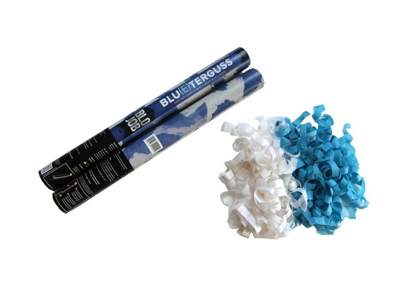 Jetzt Blu(e)terguss 50cm Papierflitter blau-weiß ab 3.99€ bestellen