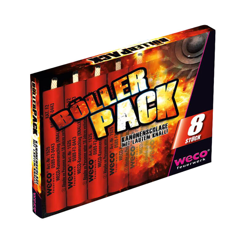 Jetzt Böller Pack 8-fach Kanonenschläge ab 4.24€ bestellen