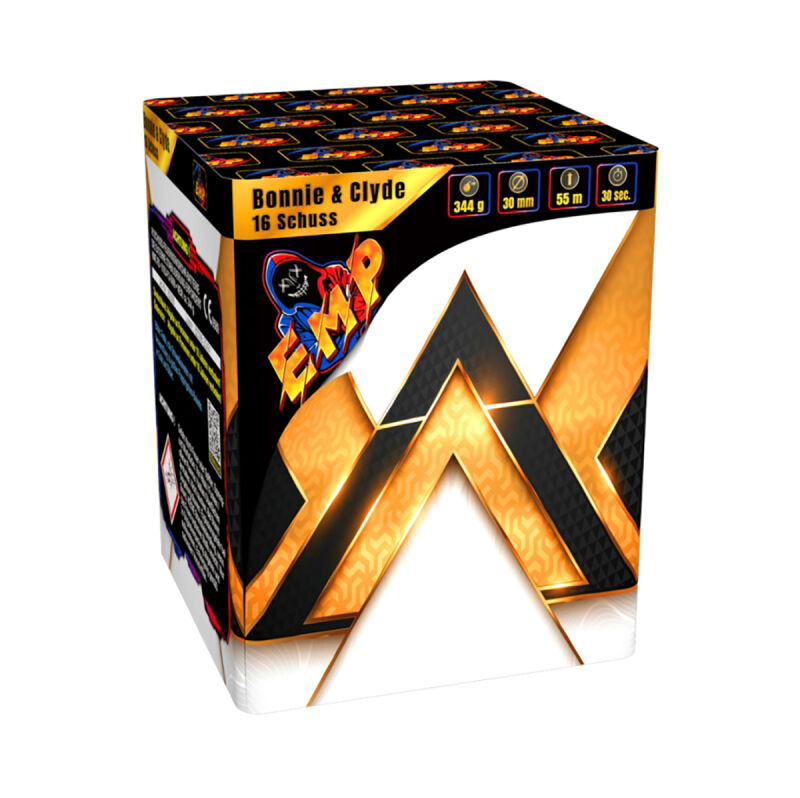 Jetzt Bonnie & Clyde 16-Schuss-Feuerwerk-Batterie ab 22.94€ bestellen