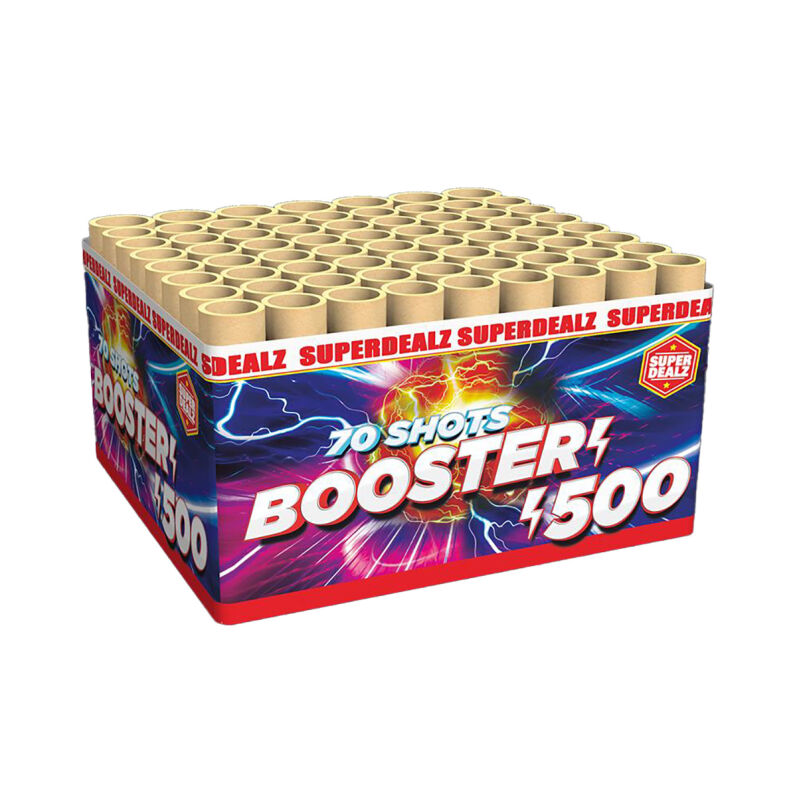 Jetzt Booster 500 70-Schuss-Feuerwerk-Batterie ab 25.49€ bestellen
