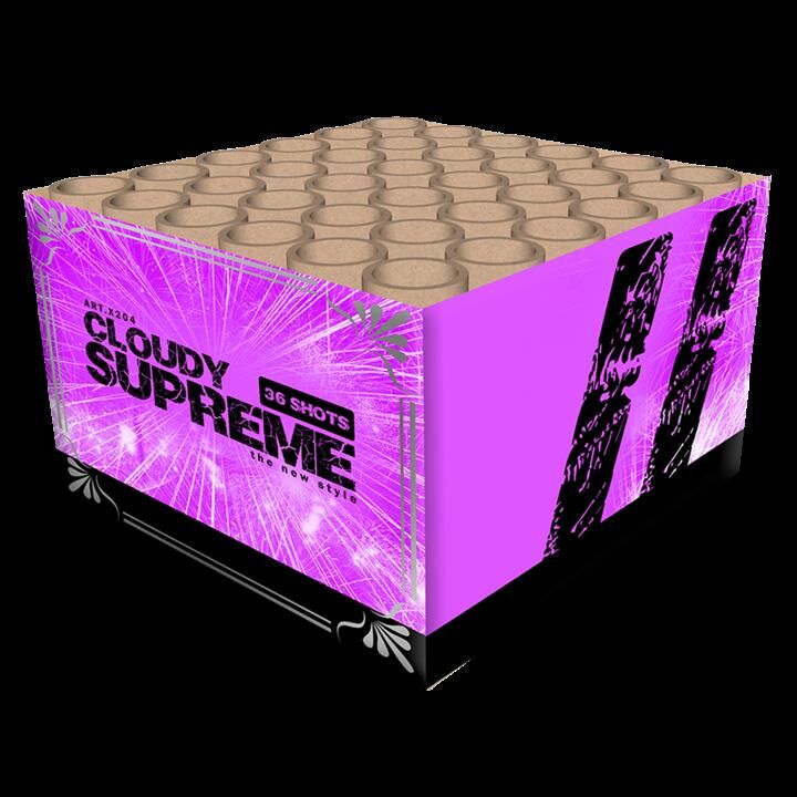 Jetzt Cloudy Supreme 36- Schuss- Feuerwerk-Batterie ab 15.99€ bestellen