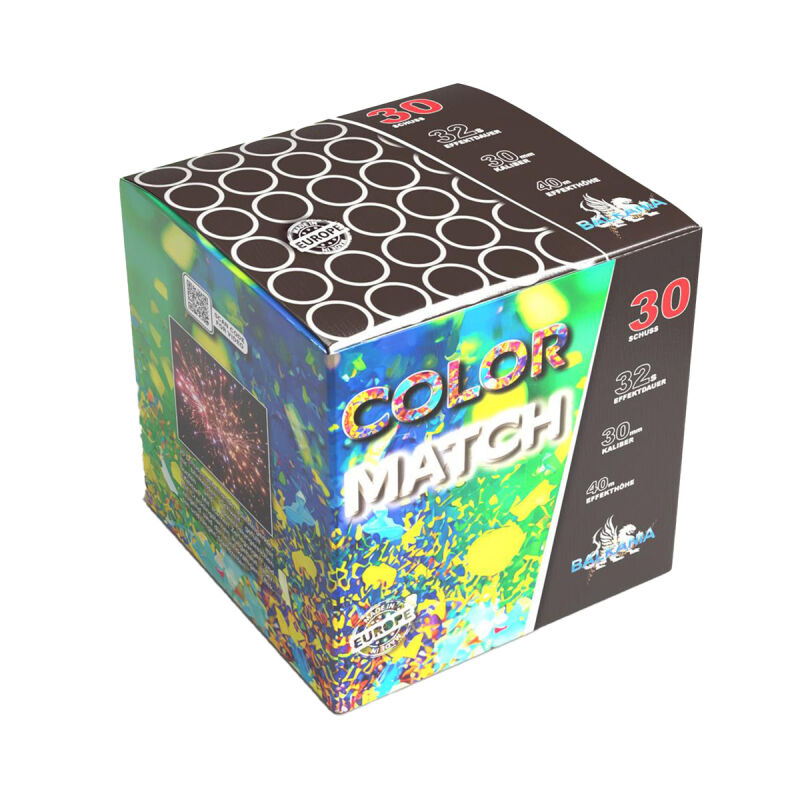 Jetzt Color Match 30-Schuss-Feuerwerk-Batterie ab 34.99€ bestellen