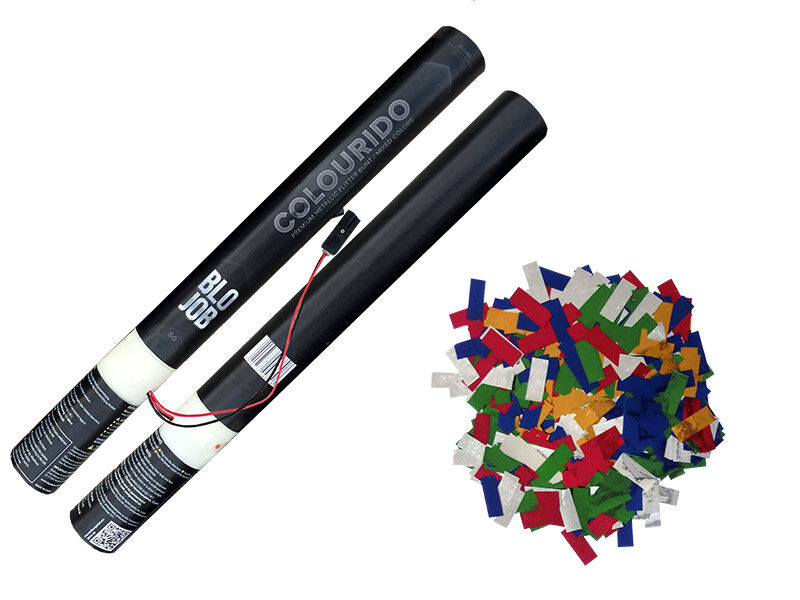 Jetzt Colourido 50cm elektrisch (Black Label) Metallicflitter bunt ab 6.79€ bestellen