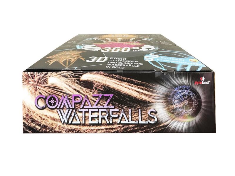 Jetzt Compazz Waterfalls 125-Schuss-Feuerwerkverbund ab 220.99€ bestellen