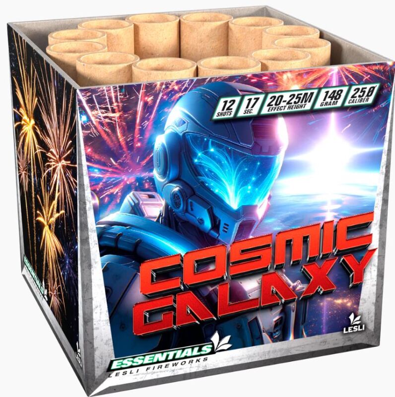 Jetzt Cosmic Galaxy 12-Schuss-Feuerwerk-Batterie ab 12.74€ bestellen