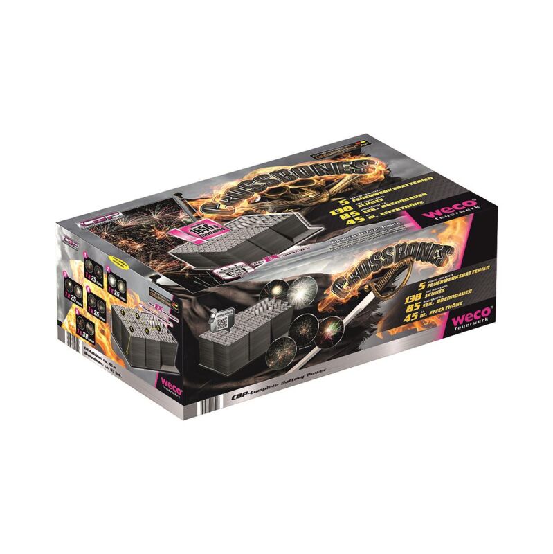 Jetzt Crossbones 138-Schuss-Feuerwerkverbund ab 164.89€ bestellen