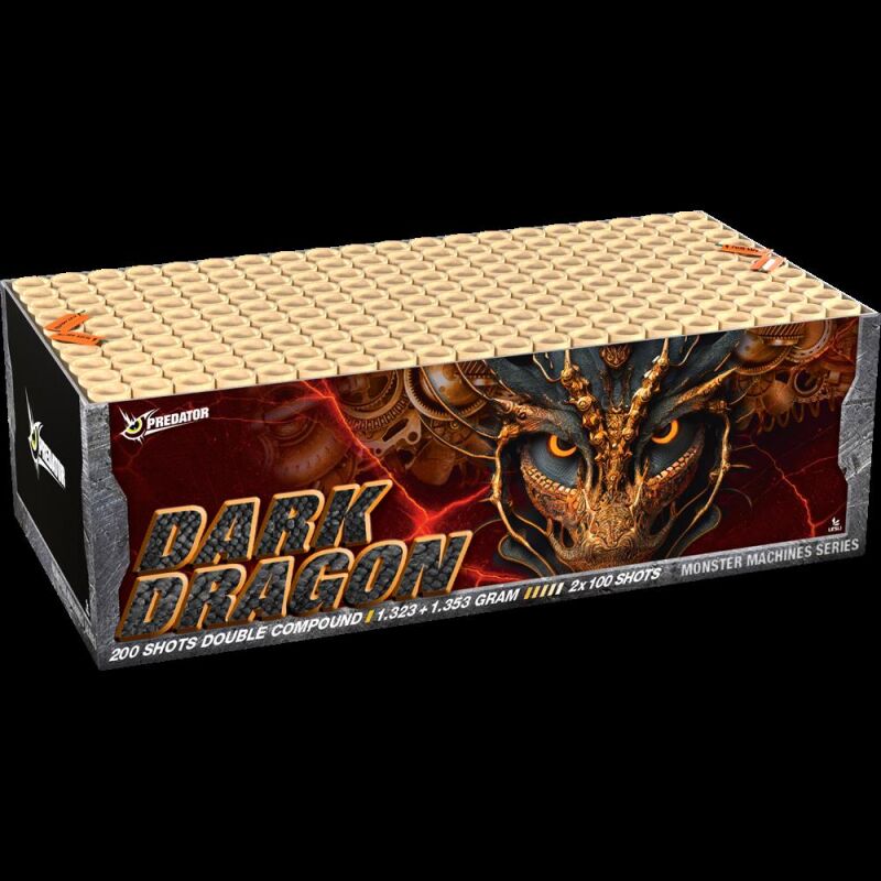 Jetzt Dark Dragon 200-Schuss-Feuerwerks-Doppelverbund ab 165.99€ bestellen