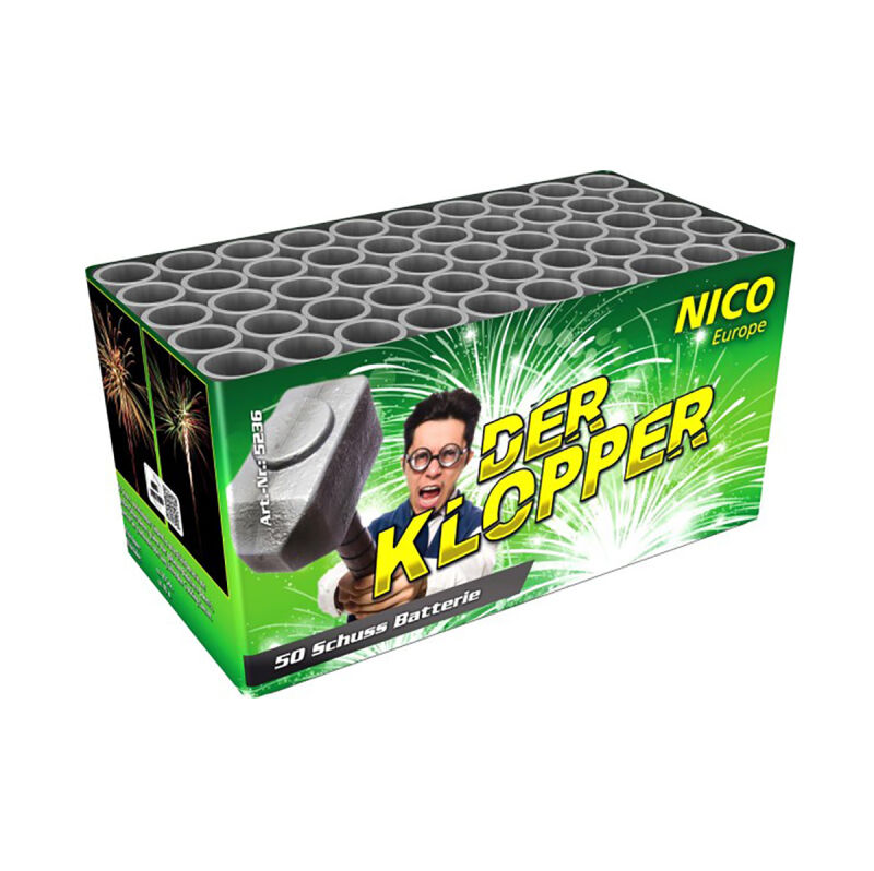Jetzt Der Klopper 50 Schuss-Feuerwerk-Batterie ab 25.49€ bestellen