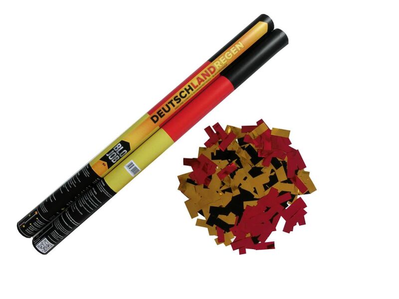 Jetzt Deutschlandregen 80cm Papierflitter schwarz-rot-gold ab 5.99€ bestellen