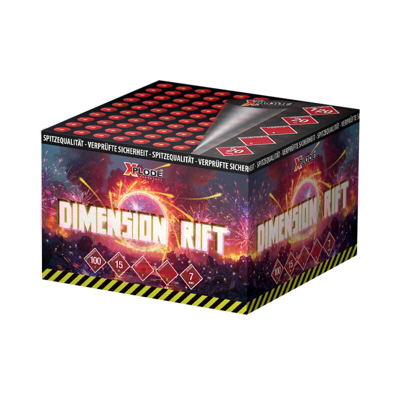 Jetzt Dimension Rift 100-Schuss-Feuerwerk-Batterie ab 6.38€ bestellen